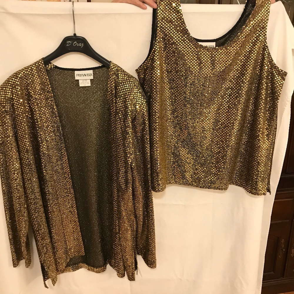 2 piece womens evening wear